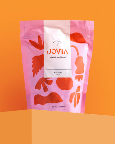 Jovia Comfort menstrual tea pouch
